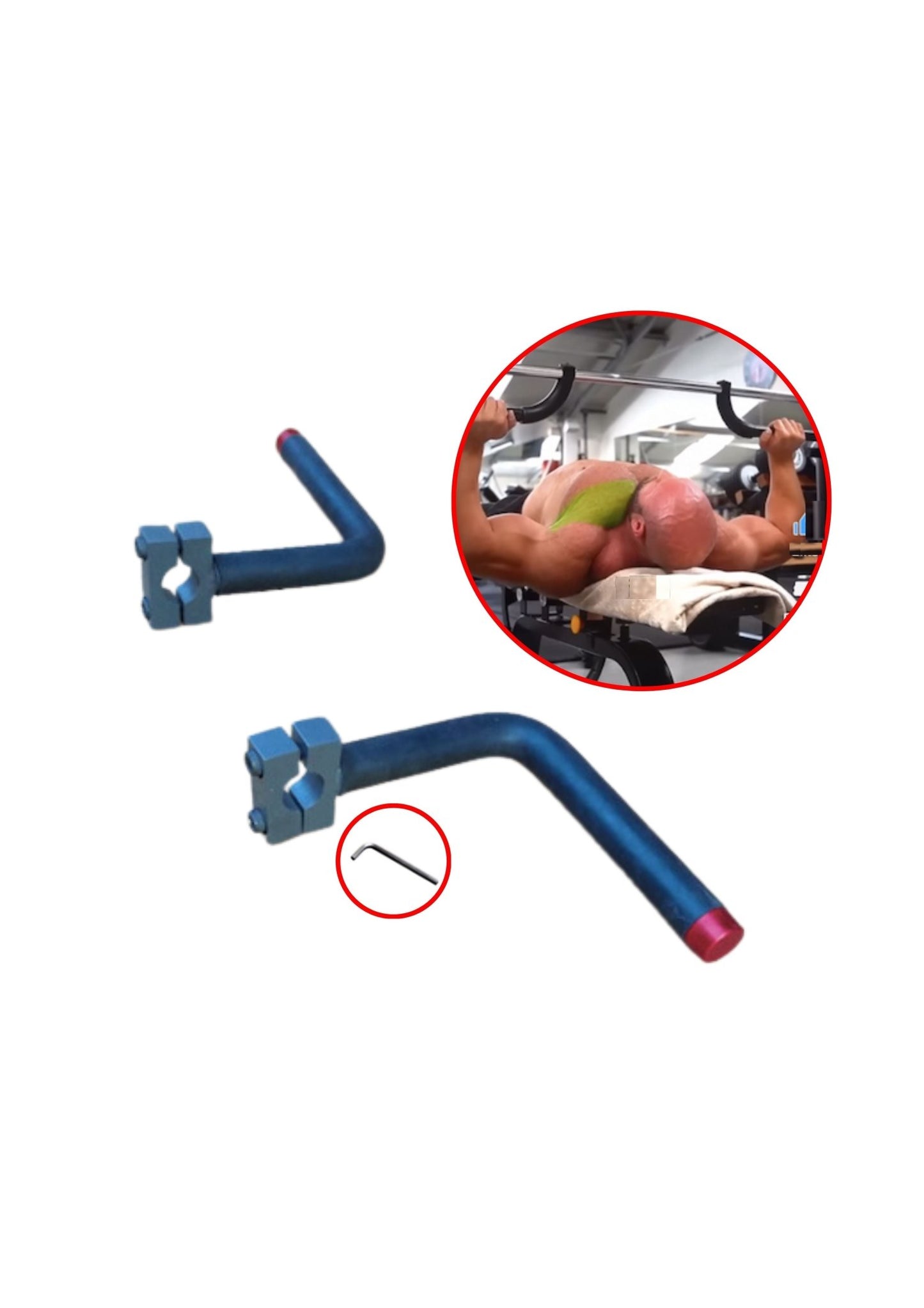 Deep Stretch Grips for Bech press - FitMorf - FitMorf