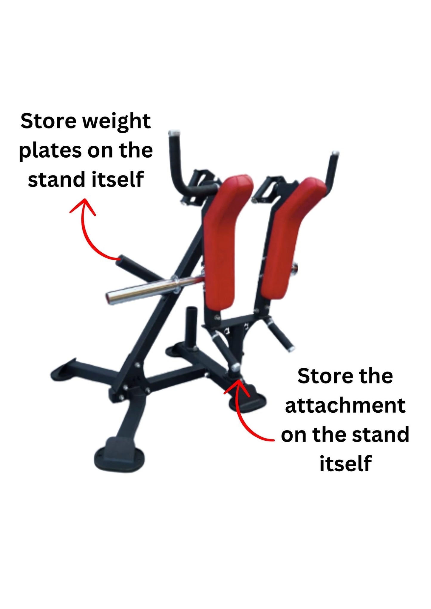 Squat Attachment for any barbell - FitMorf - FitMorf