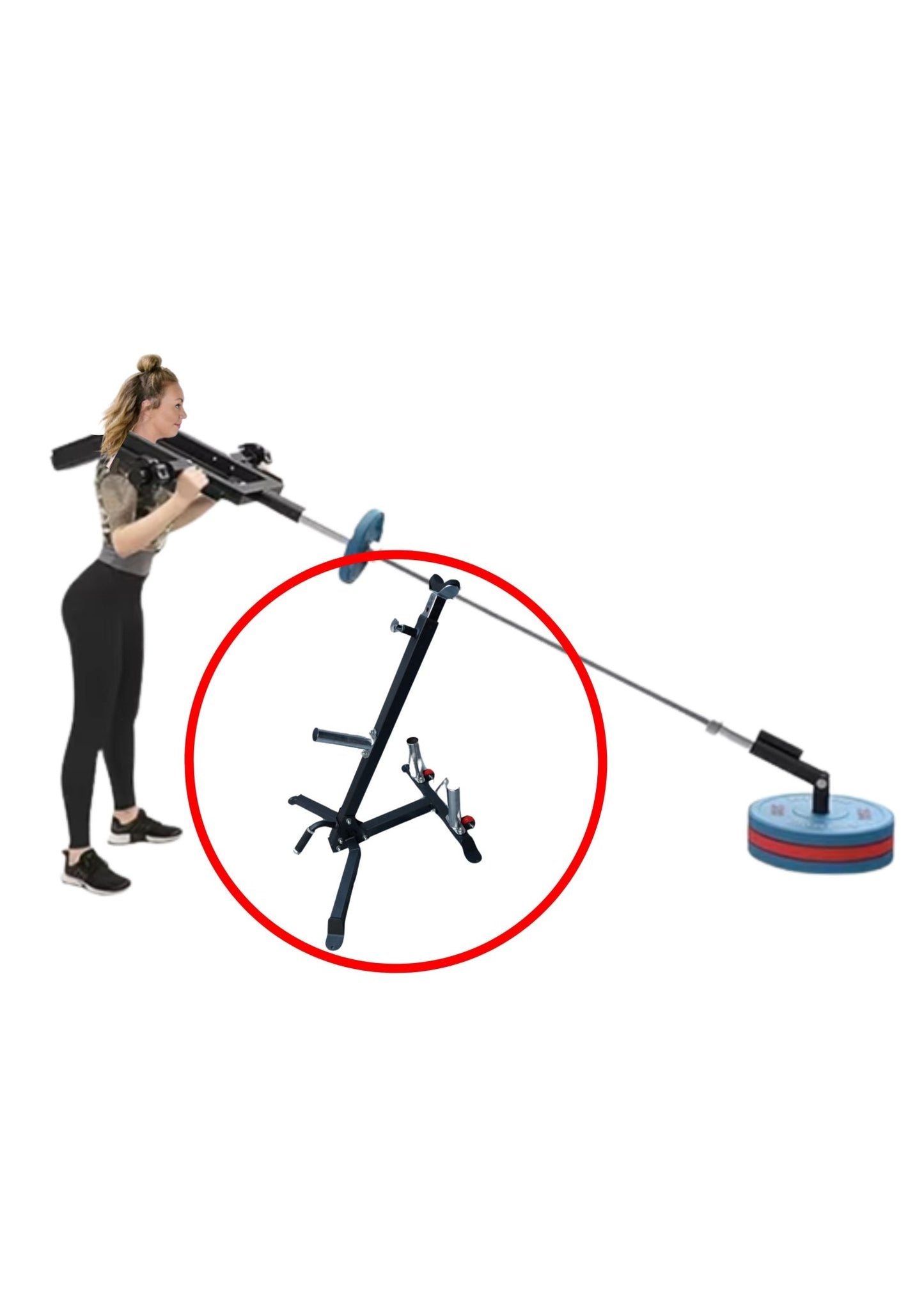 Squat Attachment for any barbell - FitMorf - FitMorf