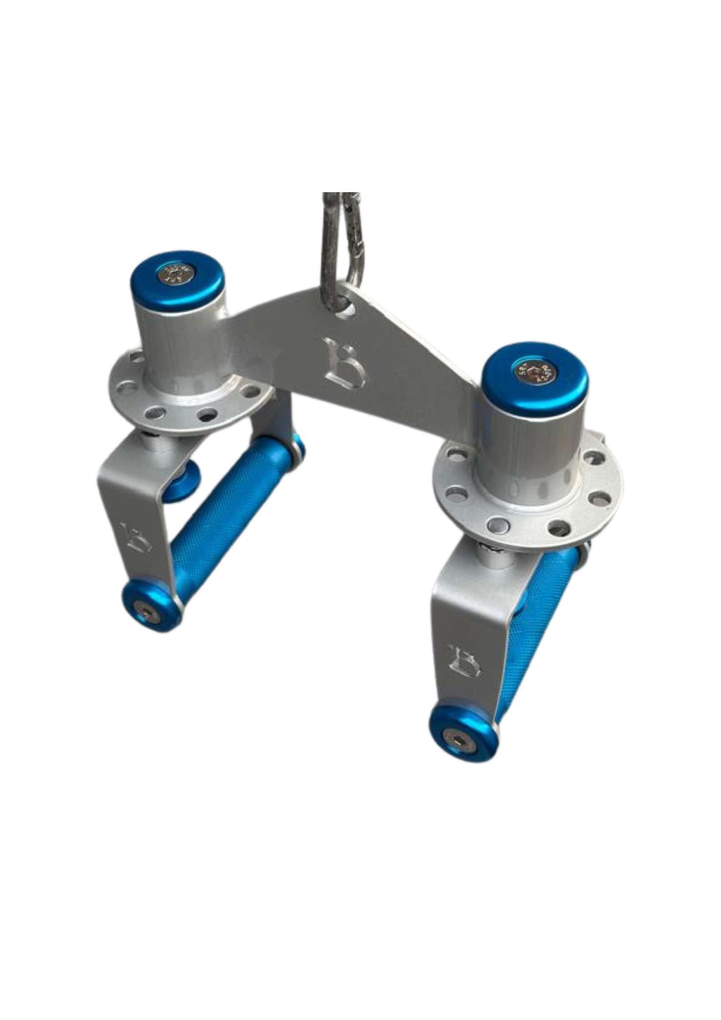 Multi Grip Cable Attachment with Rotating Grips for Rowing/ Lat Pull Down/ Triceps exercises.