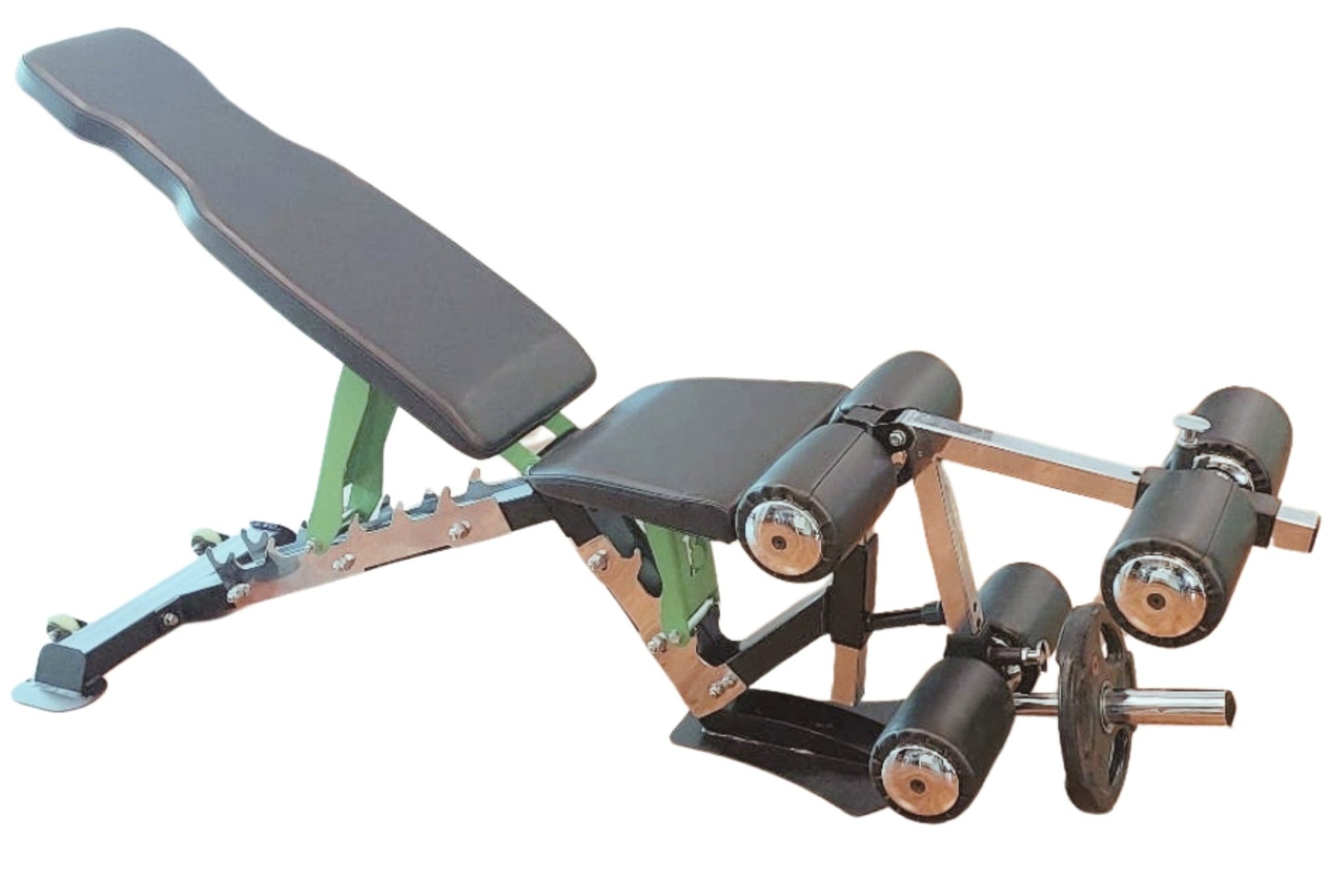 Adjustable Bench Expandable to Leg Extension - Leg Curl - Preacher Curl - Chest Fly Attachment - FitMorf - FitMorf