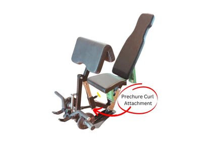 Adjustable Bench Expandable to Leg Extension - Leg Curl - Preacher Curl - Chest Fly Attachment - FitMorf - FitMorf