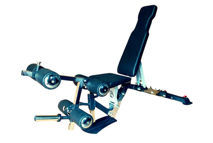Adjustable Bench Expandable to Leg Extension - Leg Curl - Preacher Curl - Chest Fly Attachment - FitMorf - FitMorf