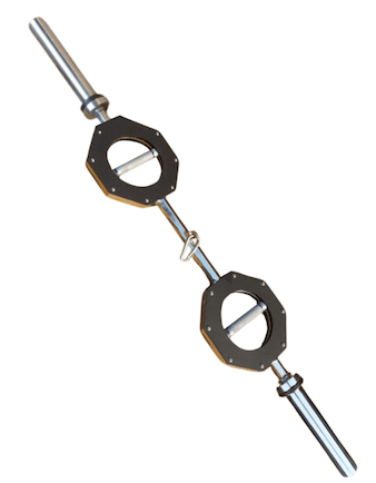 Premium and innovative barbell with rotating grips for unlimited variations and more muscle growth. Hard chromed for a lasting rust free durability.