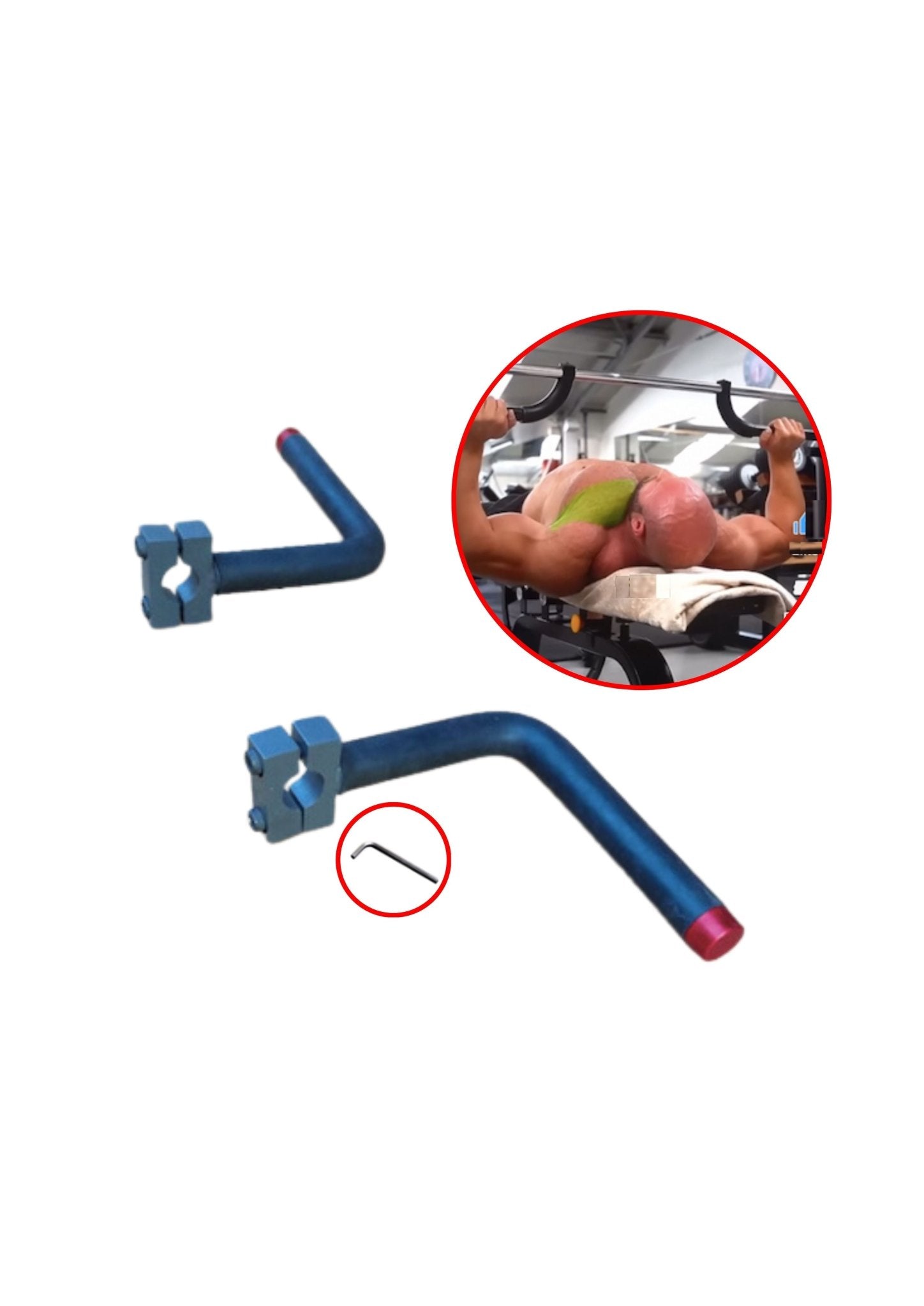 Deep Stretch Grips for Bech press - FitMorf - FitMorf