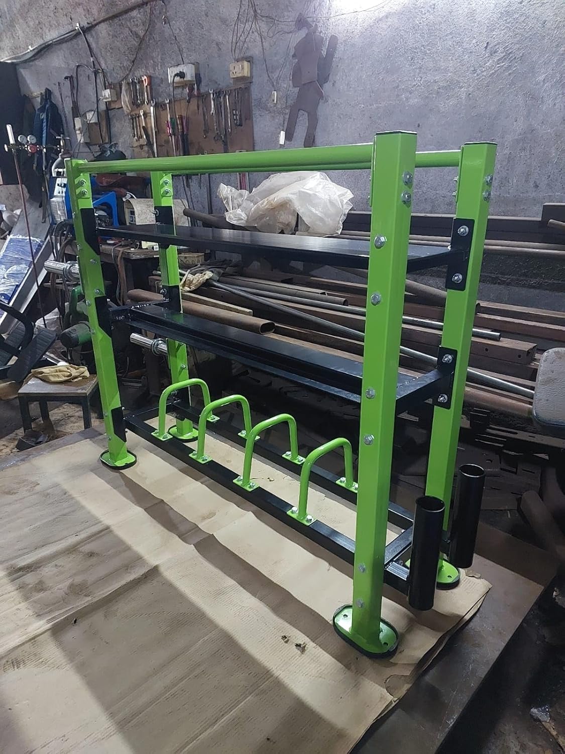 Dumbbell stand / storage rack / plate stand / dumbbell stand for home gym / kettlebell stand / bar stand / barbell stand. - FITMORF LTD