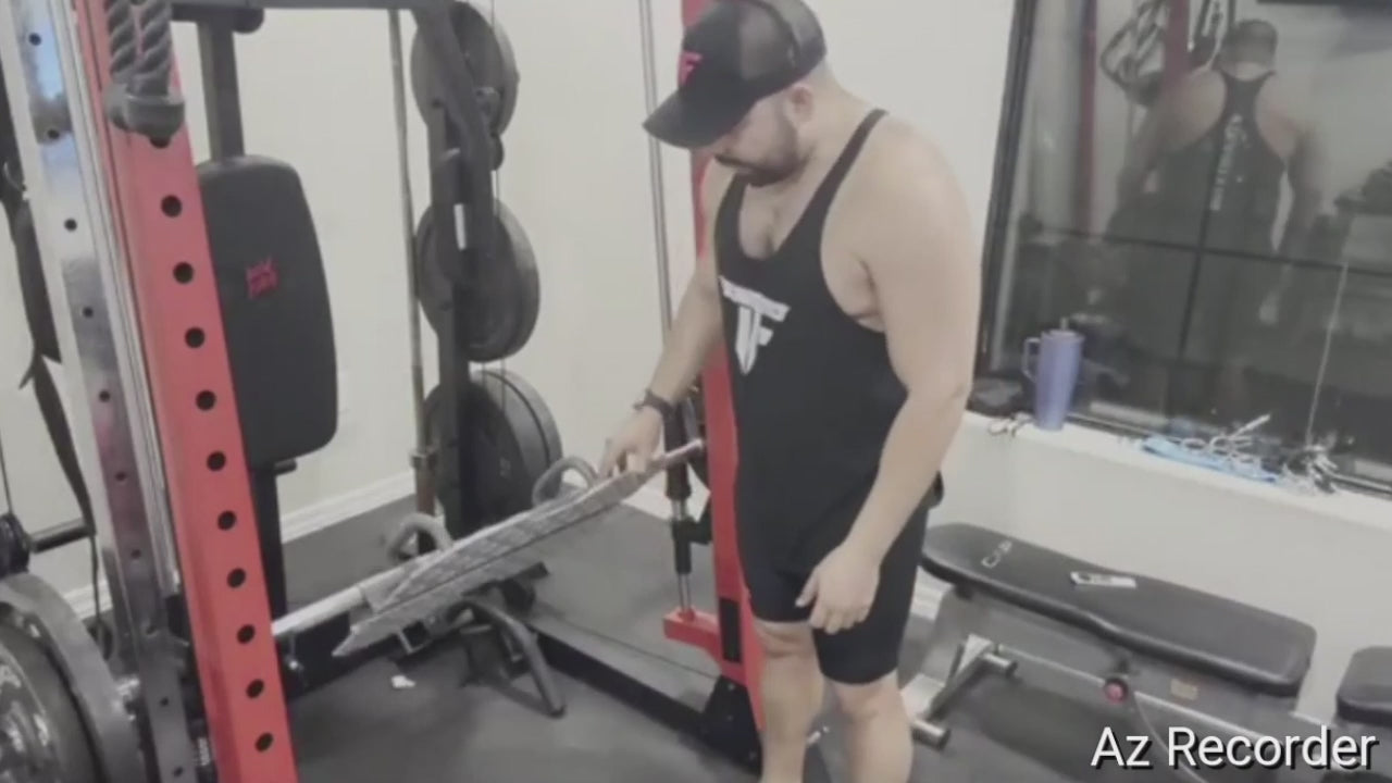 Load video: Leg press attachment for smith machine