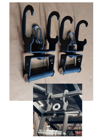 Rotating Grips for chin ups with hooks - FitMorf - FitMorf