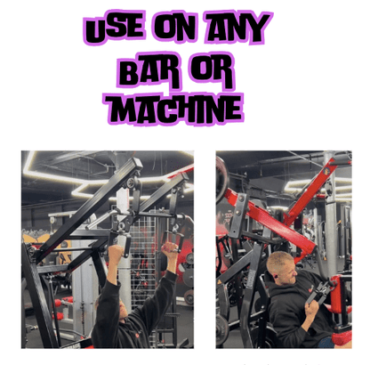 Rotating Grips for chin ups with hooks - FitMorf - FitMorf