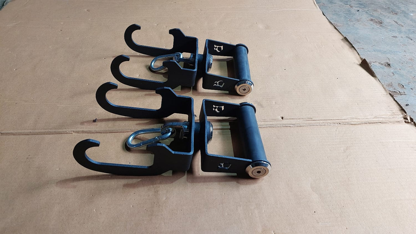 Rotating Grips for chin ups with hooks - FitMorf - FitMorf