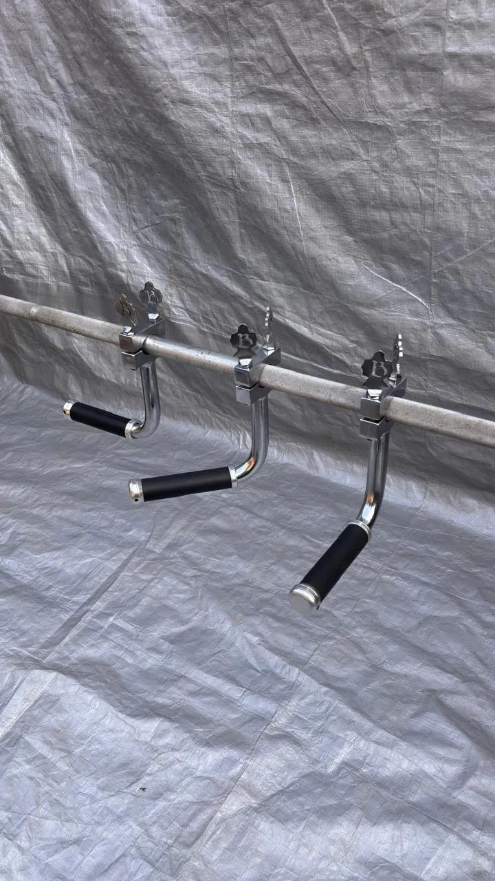Deep Stretch Grips for Bench Press - Compatible on your Smith Machine of any bar thickness -FitMorf Barbarian