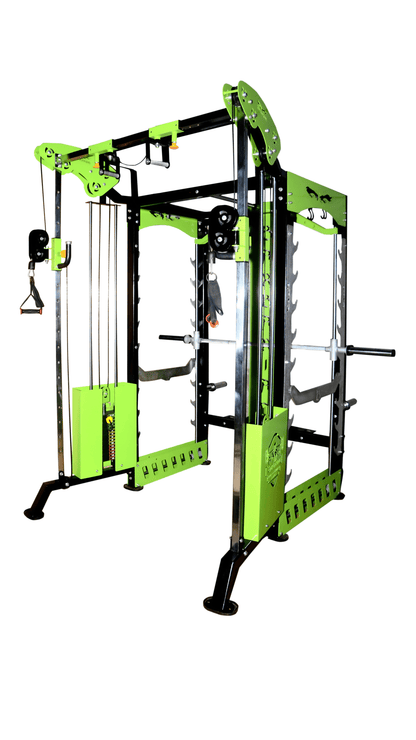 Smith Machine with Cable Cross Over Plus 360° Rotating Grip Chin ups - FitMorf - fitmorf