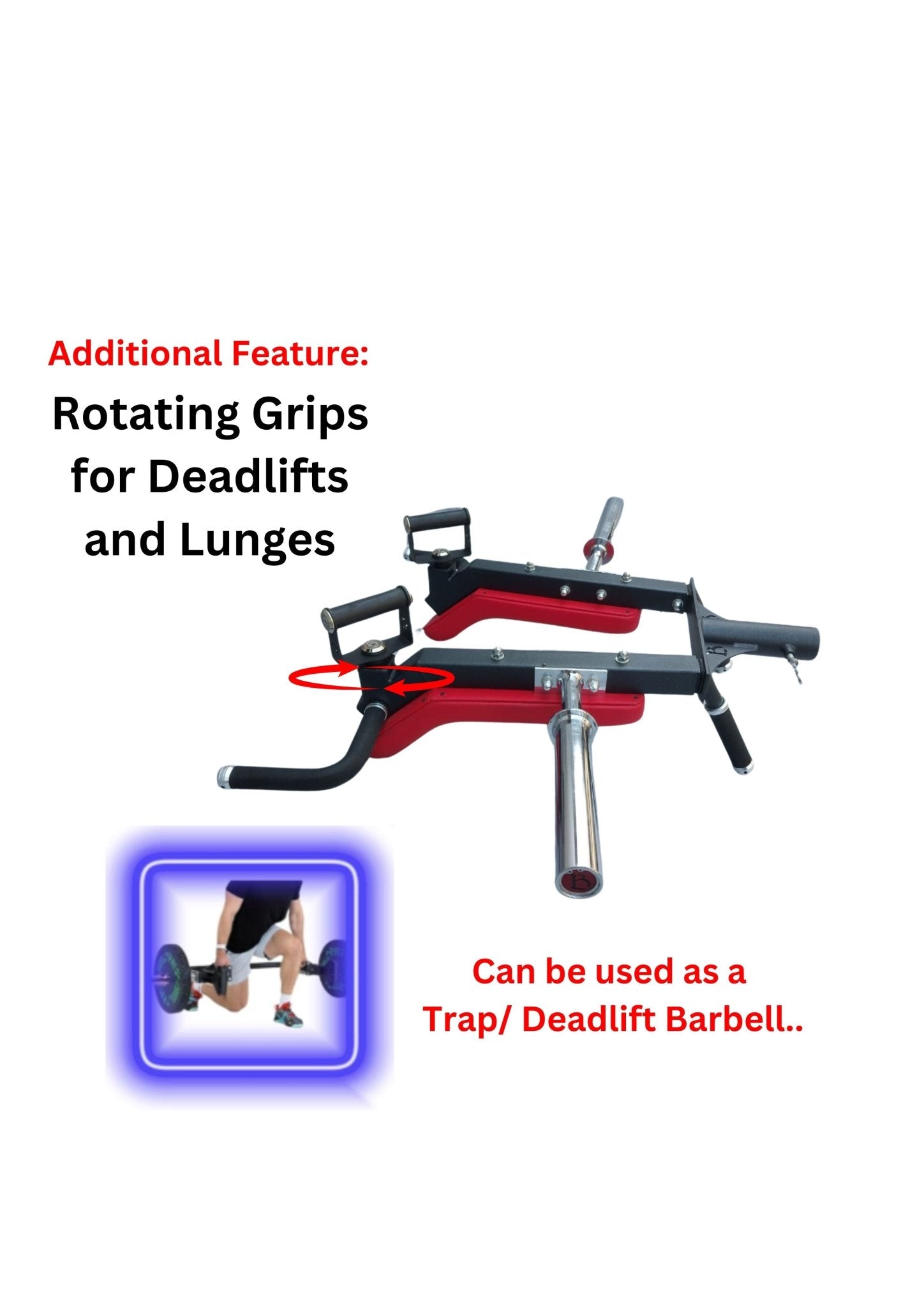 Squat Attachment for any barbell - FitMorf - FitMorf