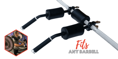 Squat Handles with cushions - Attaches to any barbell with ease - FitMorf - FitMorf