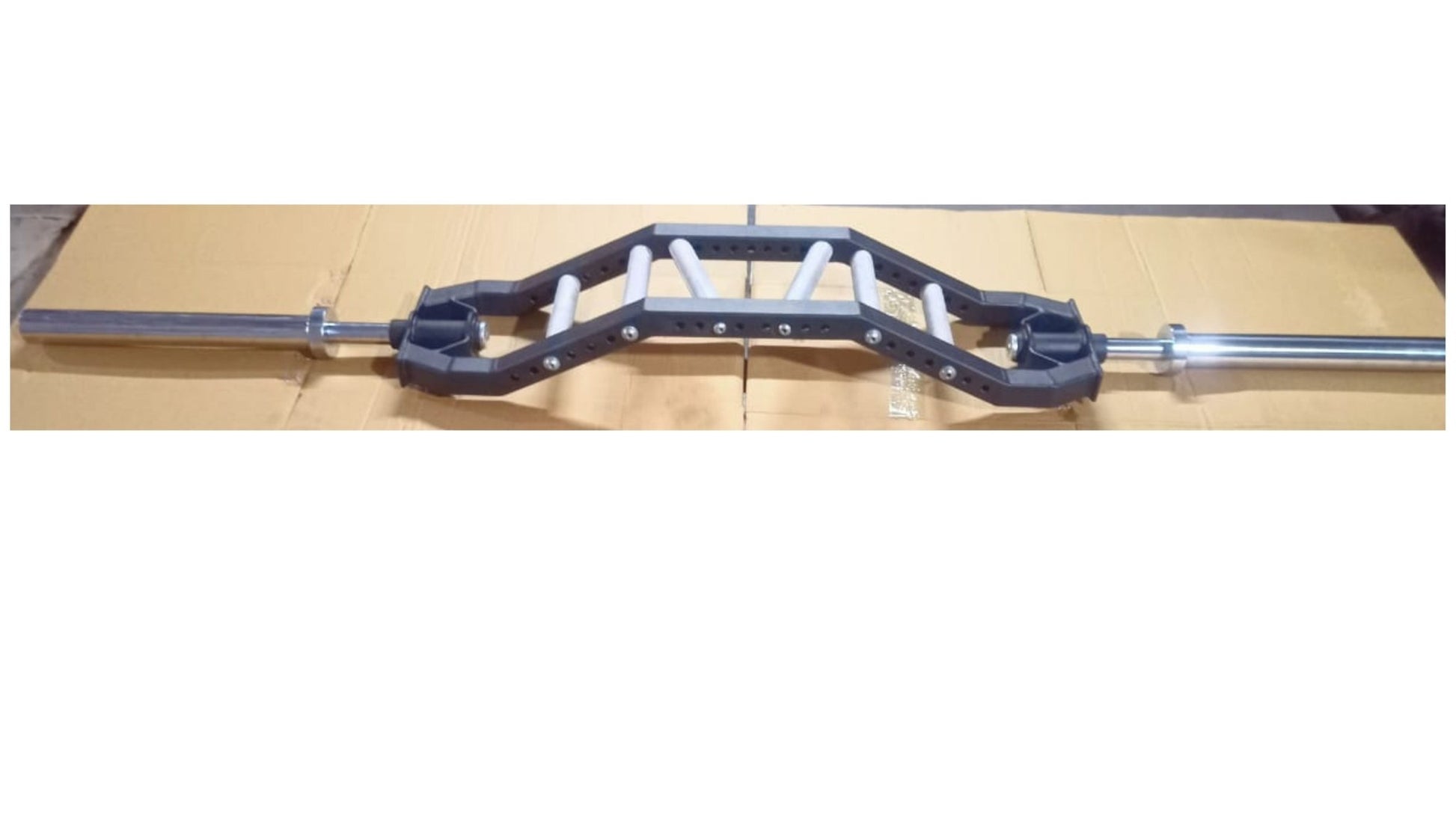 Swiss Bar - Chambered Barbell - Multi Grip Swiss Bar - FitMorf - FitMorf
