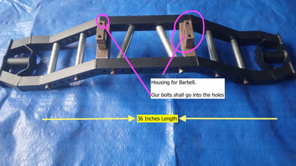 Swiss Bar - Chambered Barbell - Multi Grip Swiss Bar - FitMorf - FitMorf