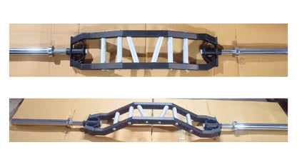 Swiss Bar - Chambered Barbell - Multi Grip Swiss Bar - FitMorf - FitMorf