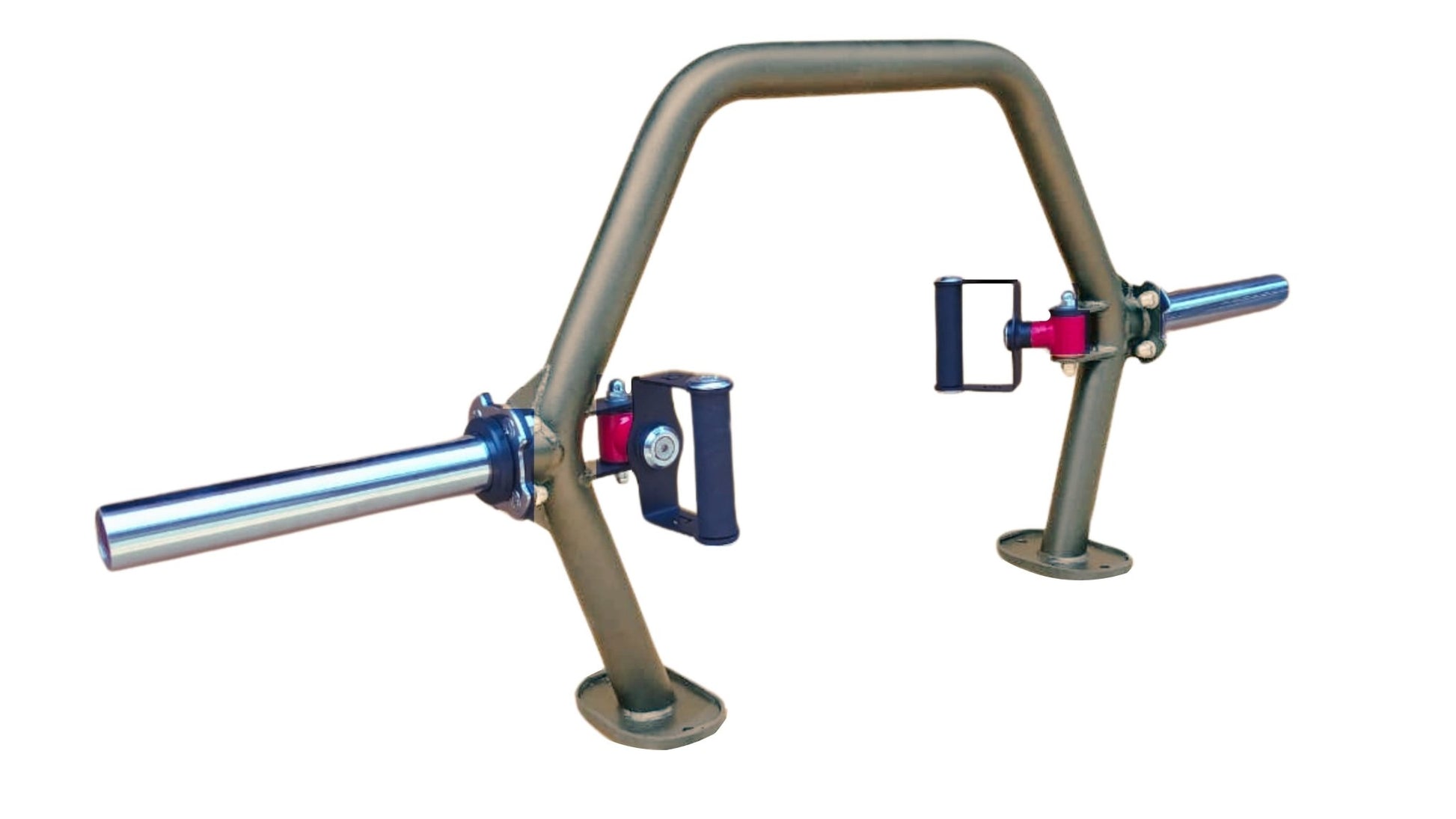 Trap Barbell / Deadlift Bar with rotating grips open end design /Trap Bar | Deadlift Barbell| - FitMorf
